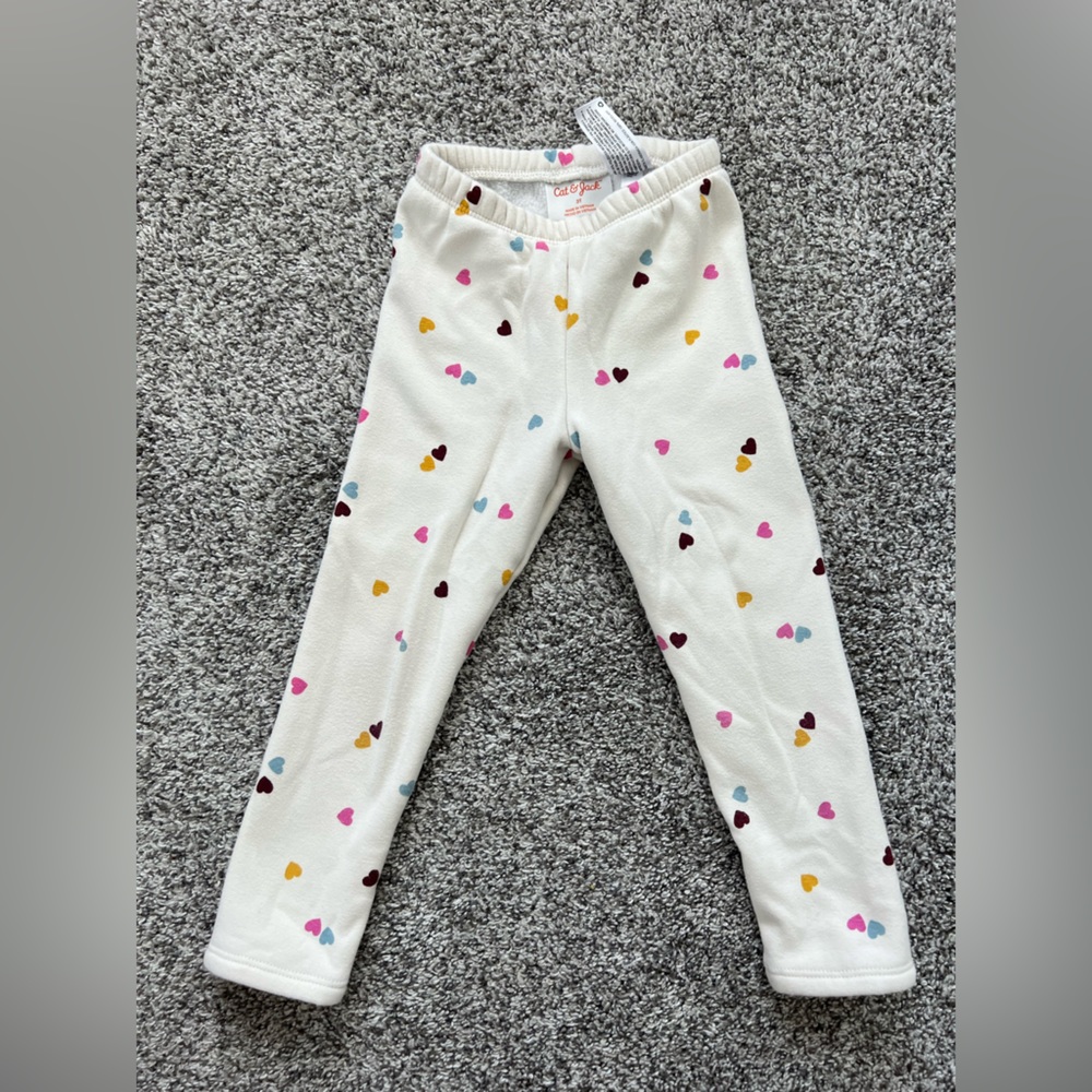 Cat and Jack Heart print sweat pants